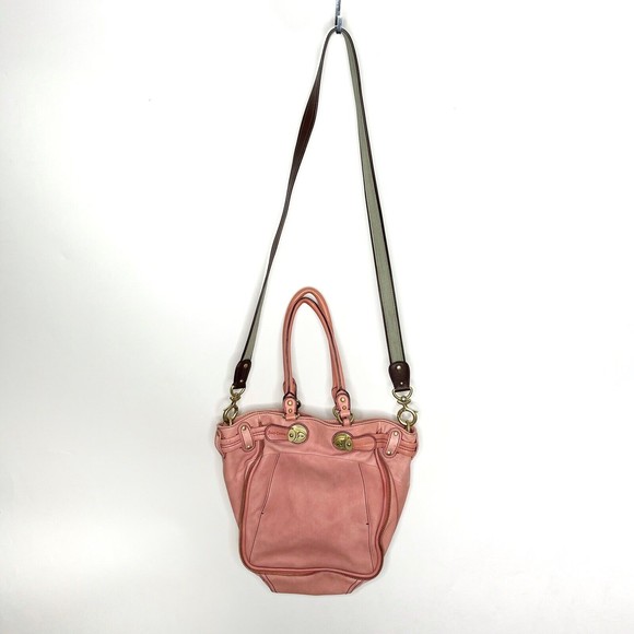 Juicy Couture Pink Large Crossbody Bucket Bag Purse - Picture 3 of 14